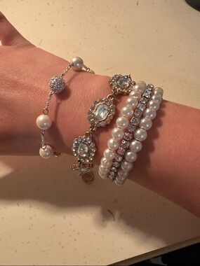 Pearl Costume Jewerly Bracelets